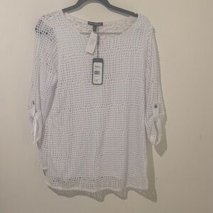 NWT Piccadilly Crochet Style Top Size Small
